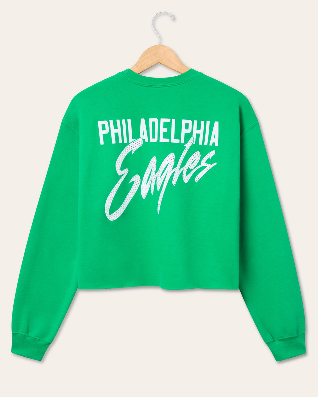 Women's Philadelphia Eagles Bling Flea Market Crop Fleece product image 6
