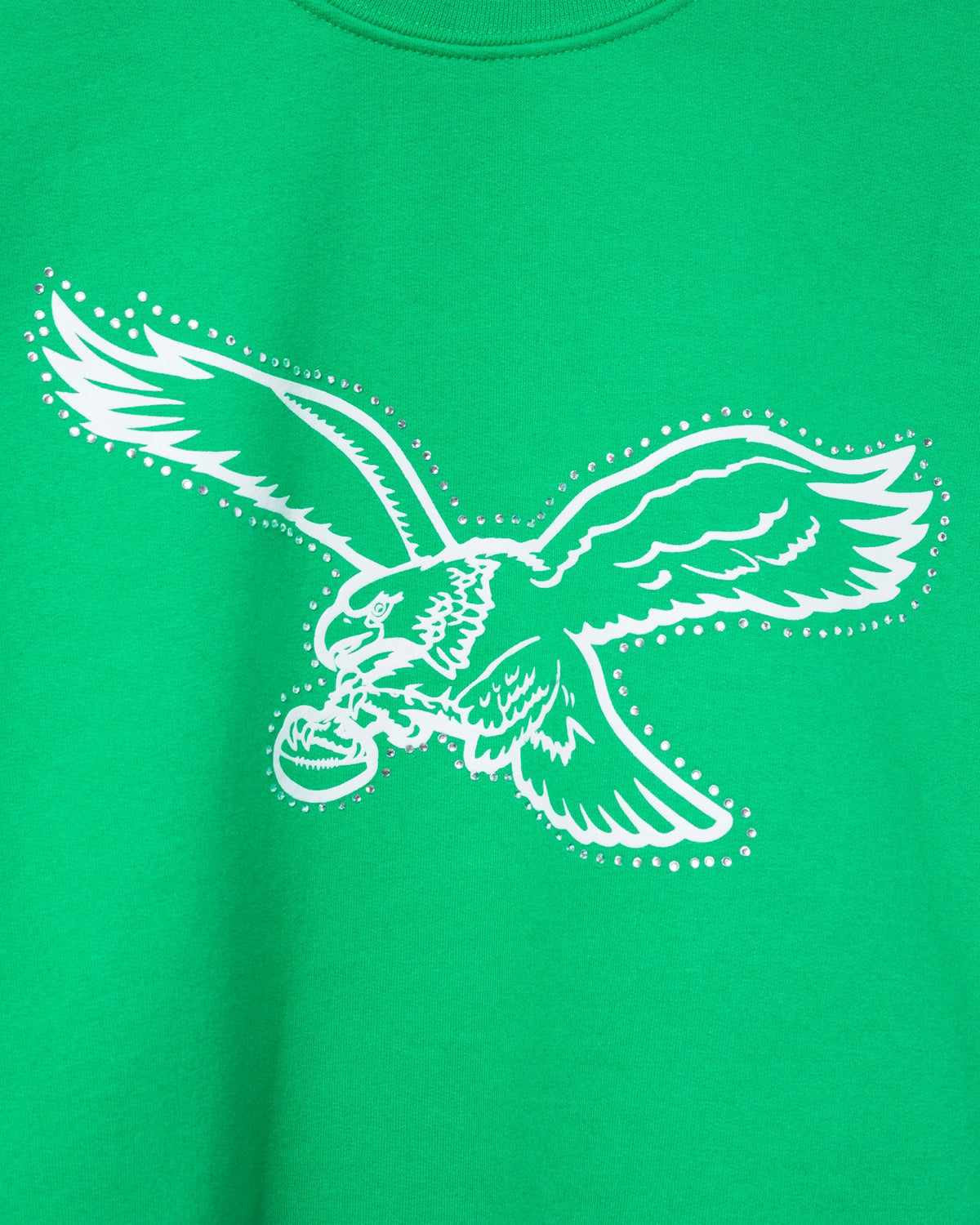 Women's Philadelphia Eagles Bling Flea Market Crop Fleece product image 7