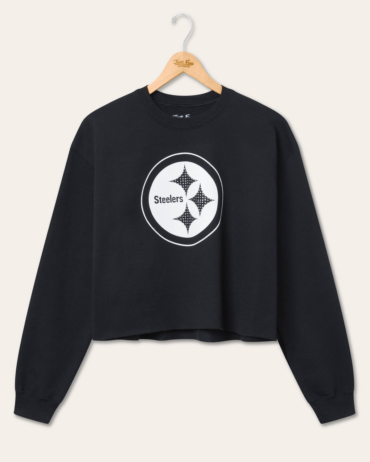 Women's Pittsburgh Steelers Bling Flea Market Crop Fleece product image 1