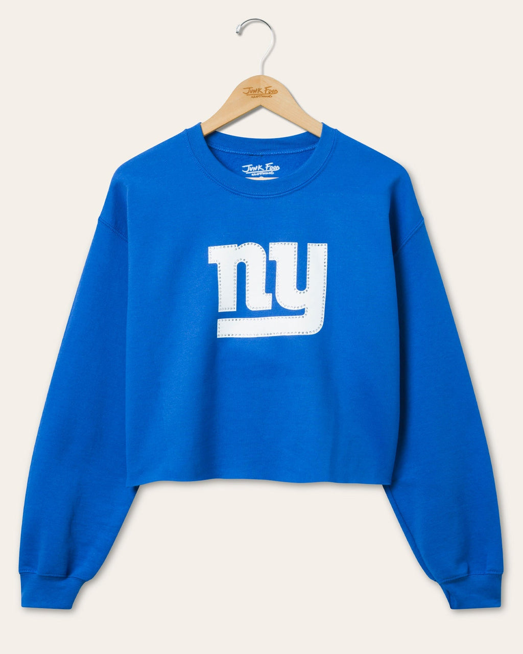 Women's New York Giants Bling Flea Market Crop Fleece product image 1