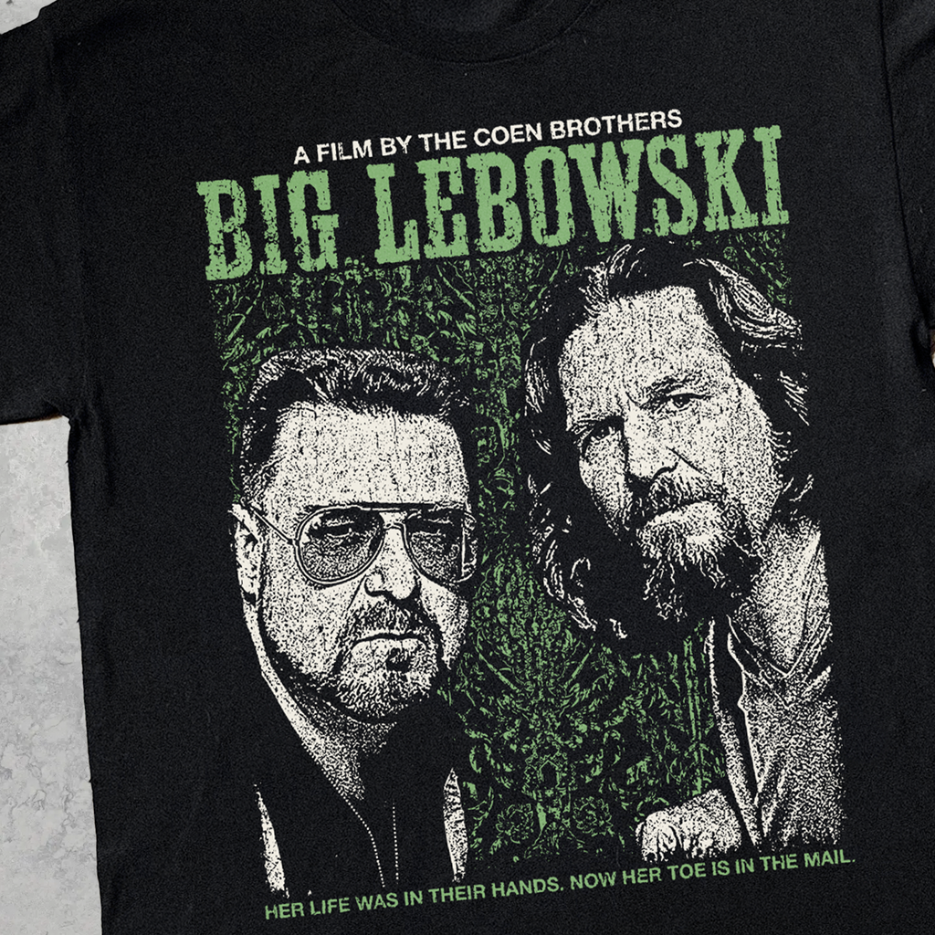 The Big Lebowski Walter/Dude Black T-Shirt product image 2
