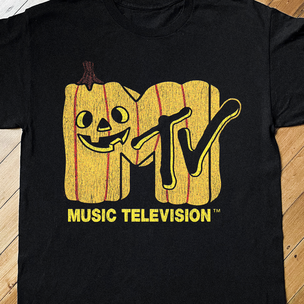 Mtv Halloween Vintage Black T-Shirt product image 2