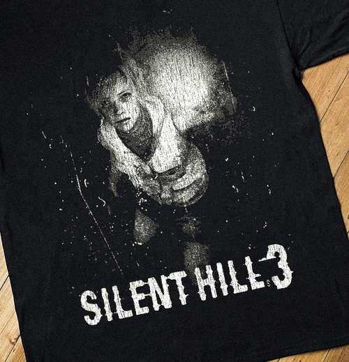 03 Silent Hill 3 Ps2 Black T-Shirt product image 2