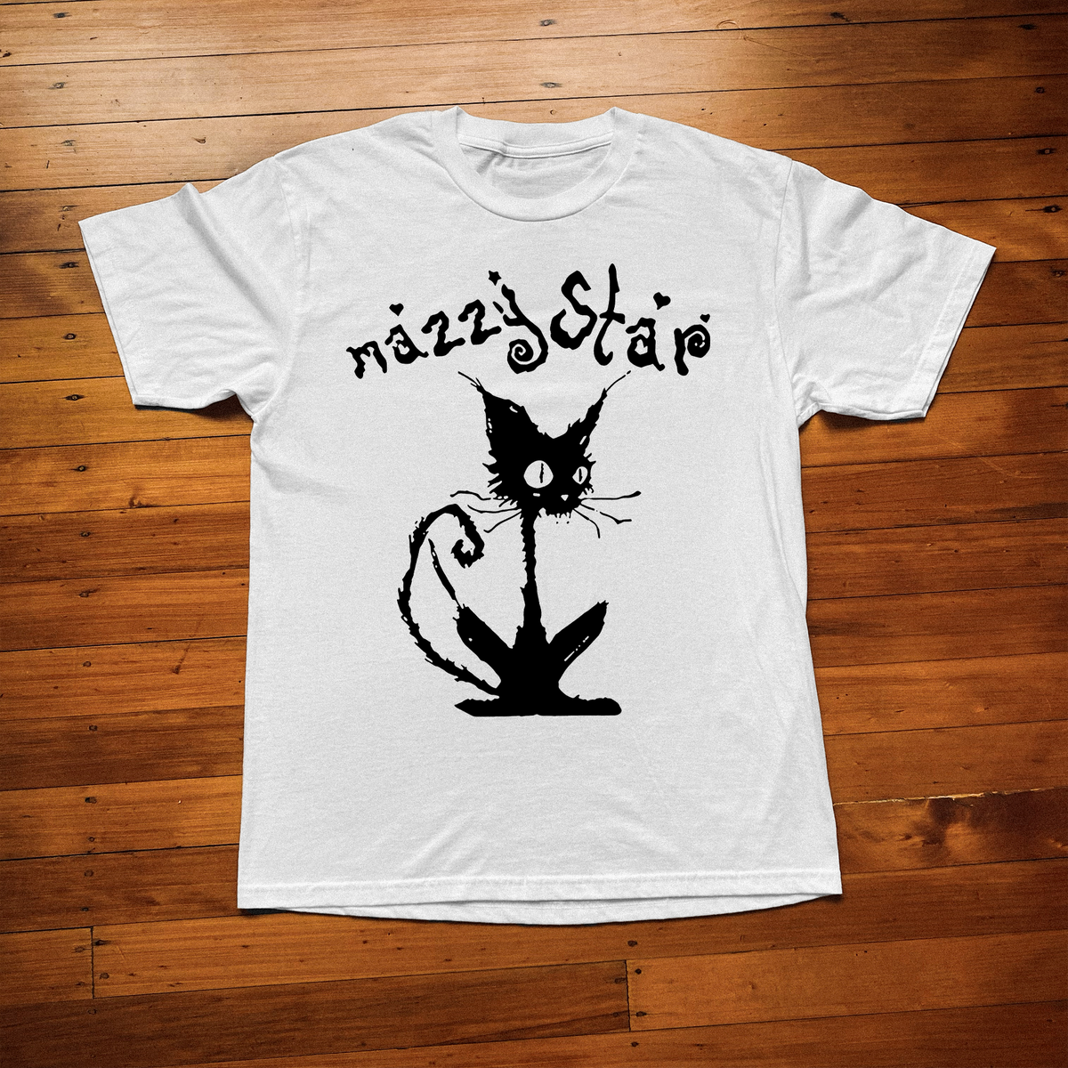 Mazzy Star Kitty White T-Shirt product image 1