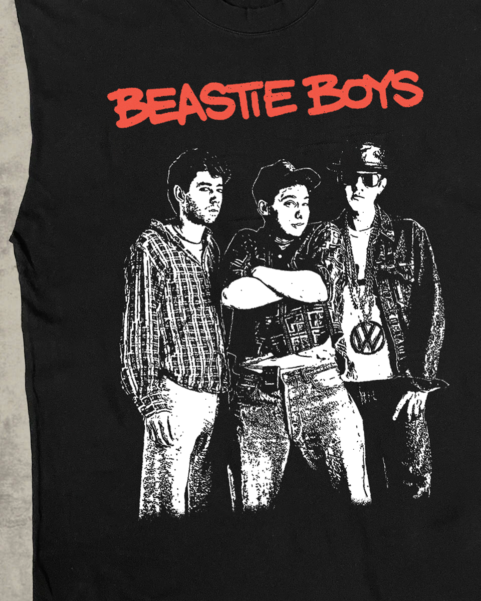 98 Beastie Boys Cut-Off Black Shirt product image 2