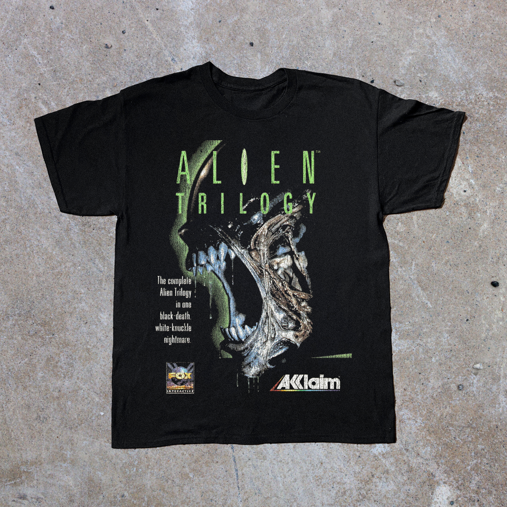 96 Alien Trilogy Ps1 Black T-Shirt product image 1