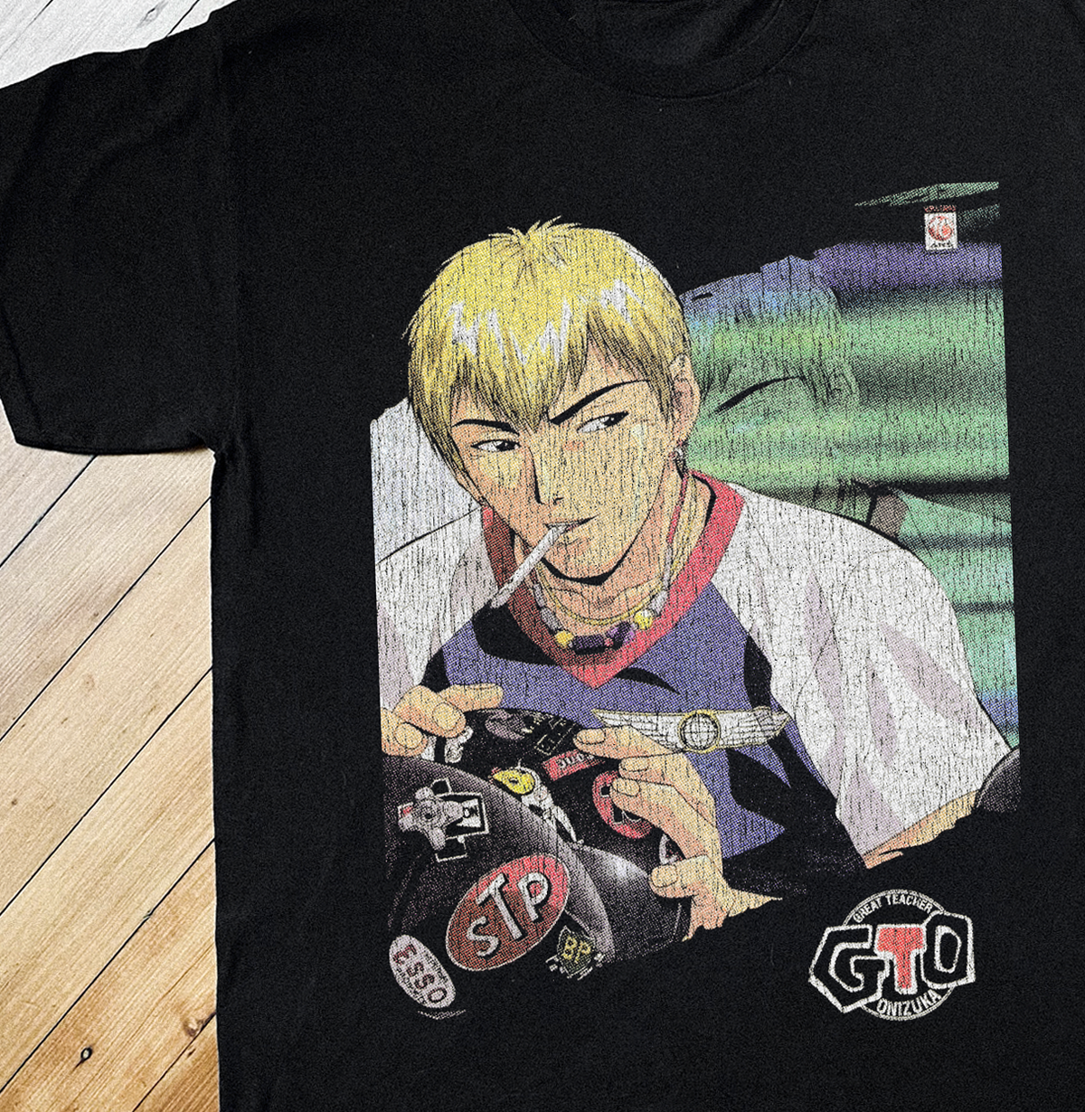 90s GTO 'Great Teacher Onizuka' Black Promo Tee product image 1