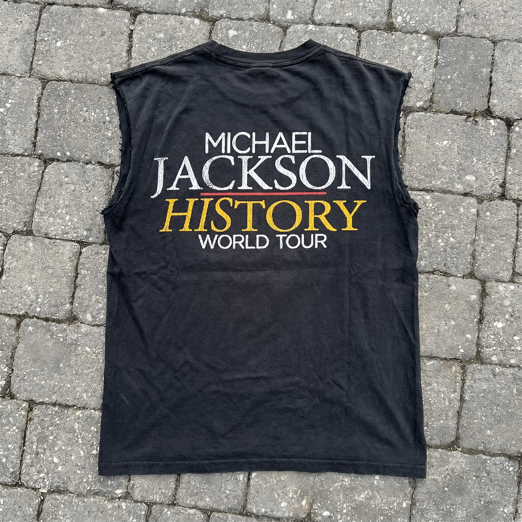1994 Michael Jackson 'History World Tour' Rare Washed Black product image 3
