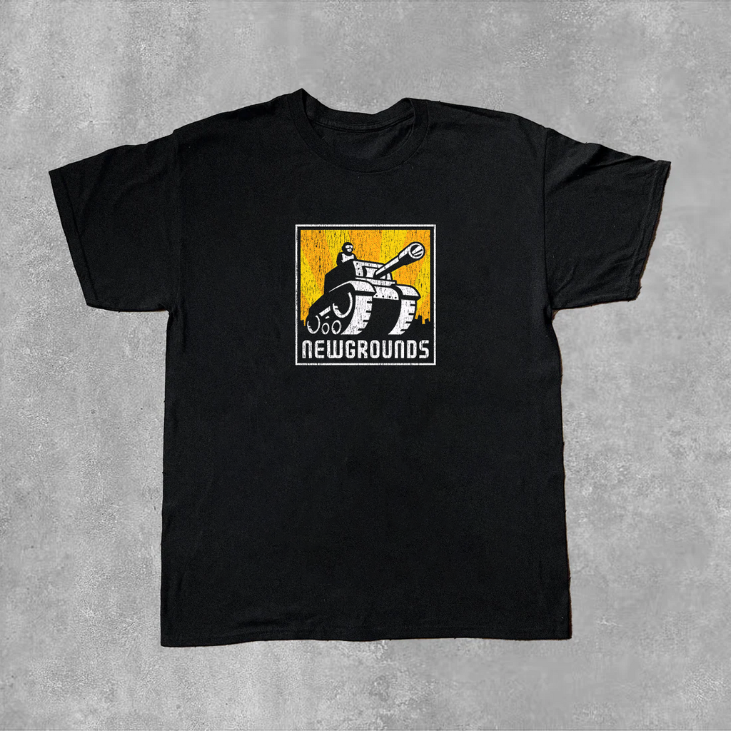 Newgrounds Box Logo Black Tee product image 1