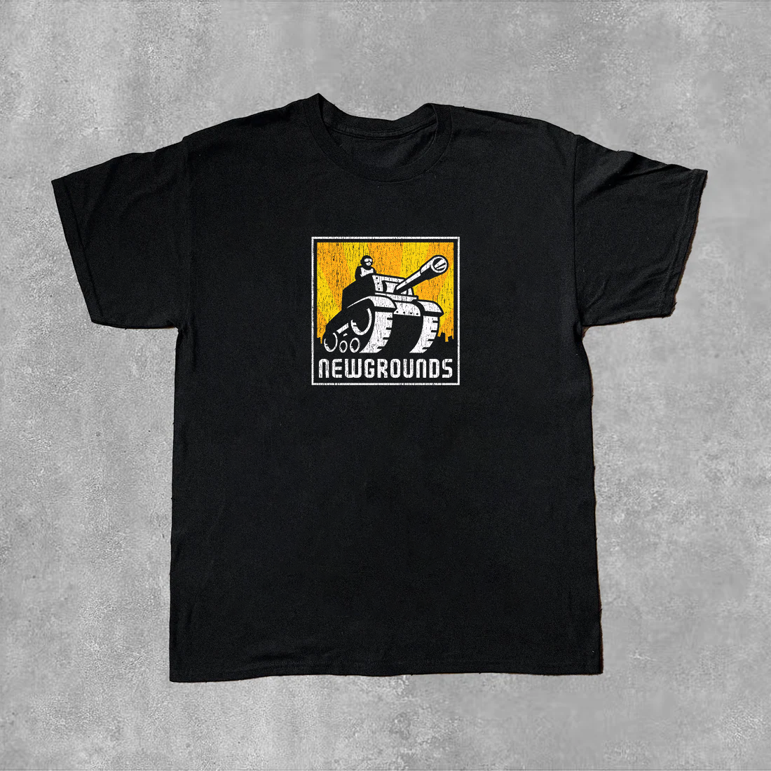 Newgrounds Box Logo Black Tee product image 1