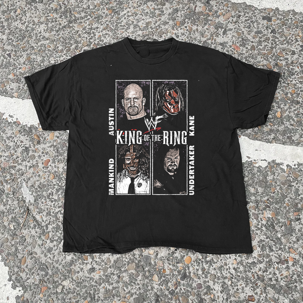 WWF King Of The Ring '98 Black Tee