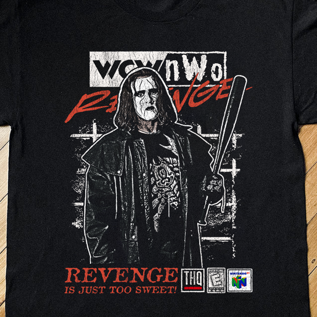 WCW/NWO Revenge N64 Black Tee product image 2
