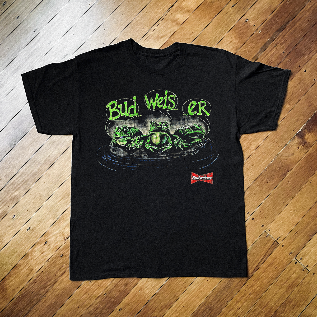 Vintage Budweiser Black T-Shirt product image 2