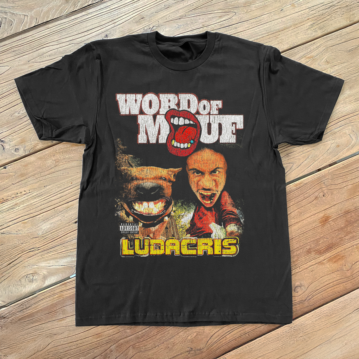 Ludacris Word Of Mouf 2001 Black T-Shirt product image 1