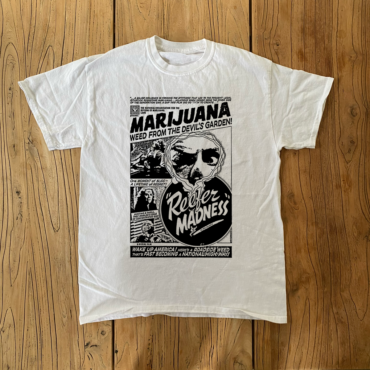 Reefer Madness White T-Shirt product image 1