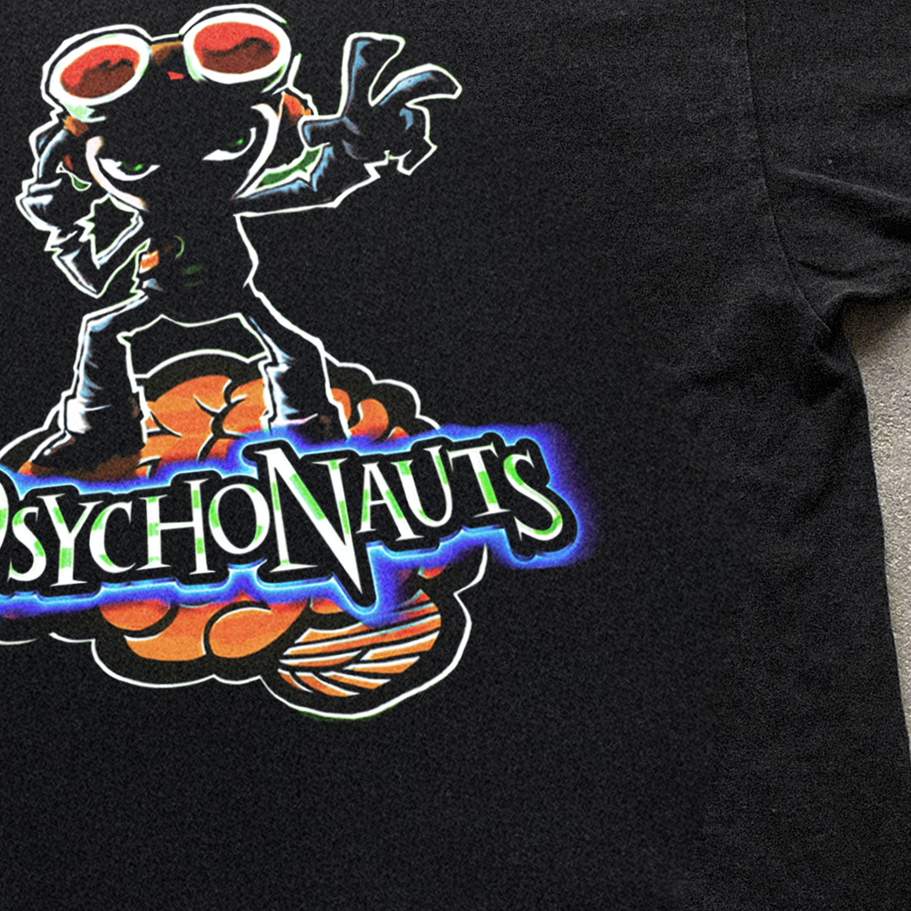 Psychonauts' (2005) Washed Black T-Shirt product image 2