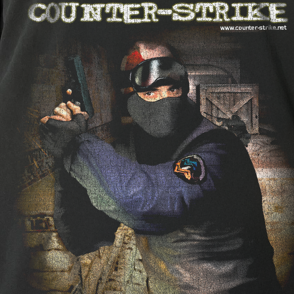 1999 Counterstrike 1.6 Promo Black Vintage Washed T-Shirt product image 2