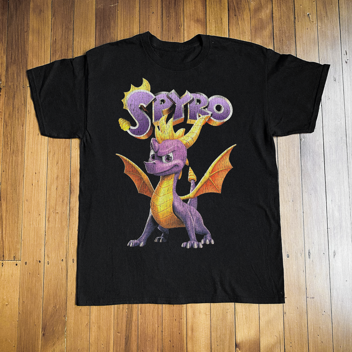 98 Spyro The Dragon Black T-Shirt product image 1