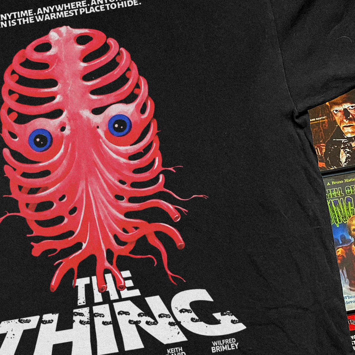 1982 The Thing 'Parasite' Black Promo T-Shirt product image 2