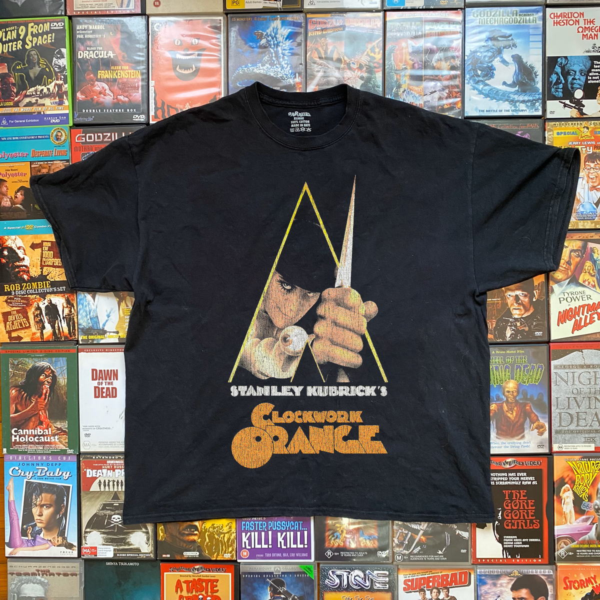 A Clockwork Orange Vintage Black T-Shirt product image 1