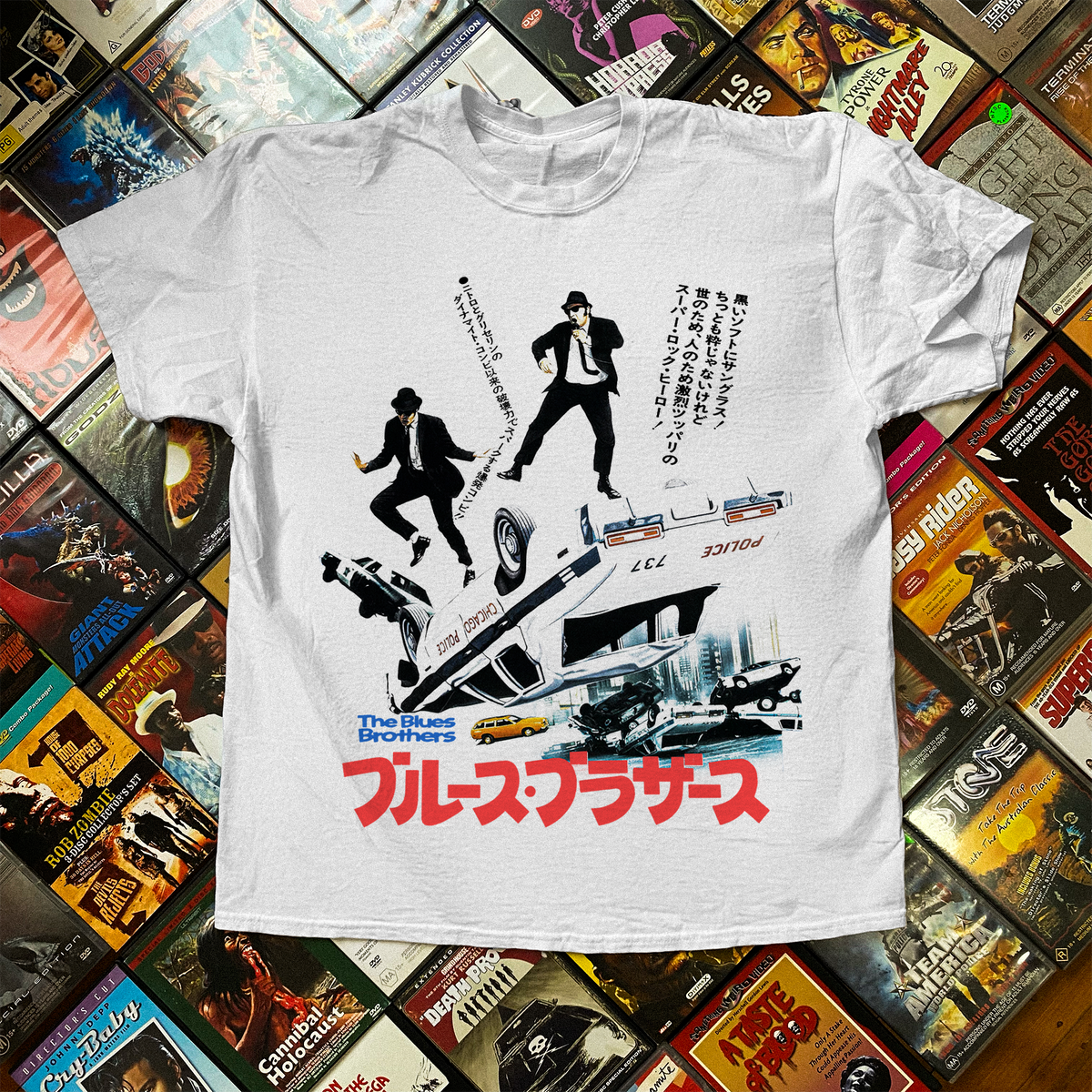 1980 'Blues Brothers' Japanese Washed White T-Shirt product image 1