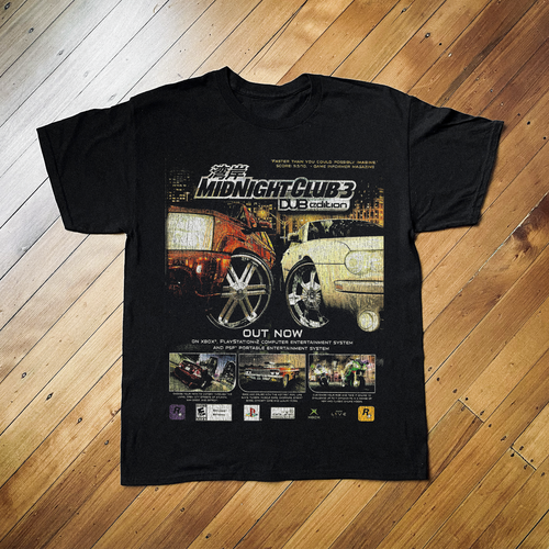 05 Midnight Club 3 Dub Edition Black T-Shirt product image 1