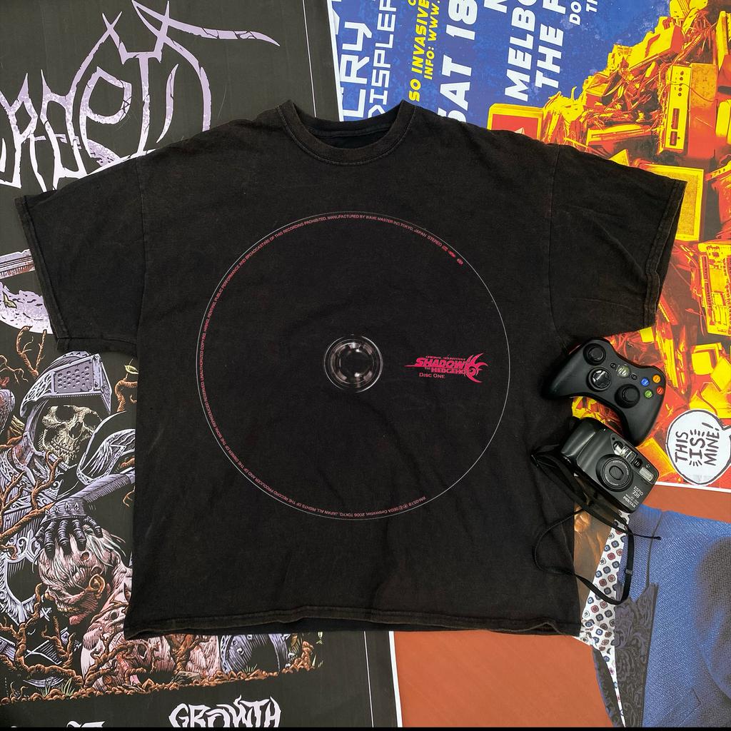 Shadow The Hedgehog' (2005) Soundtrack Washed Black T-Shirt product image 1