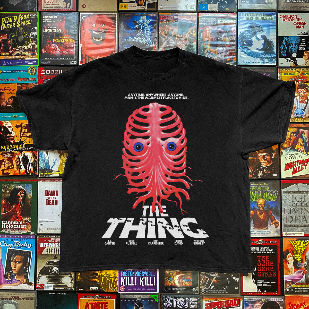 1982 The Thing 'Parasite' Black Promo T-Shirt product image 1