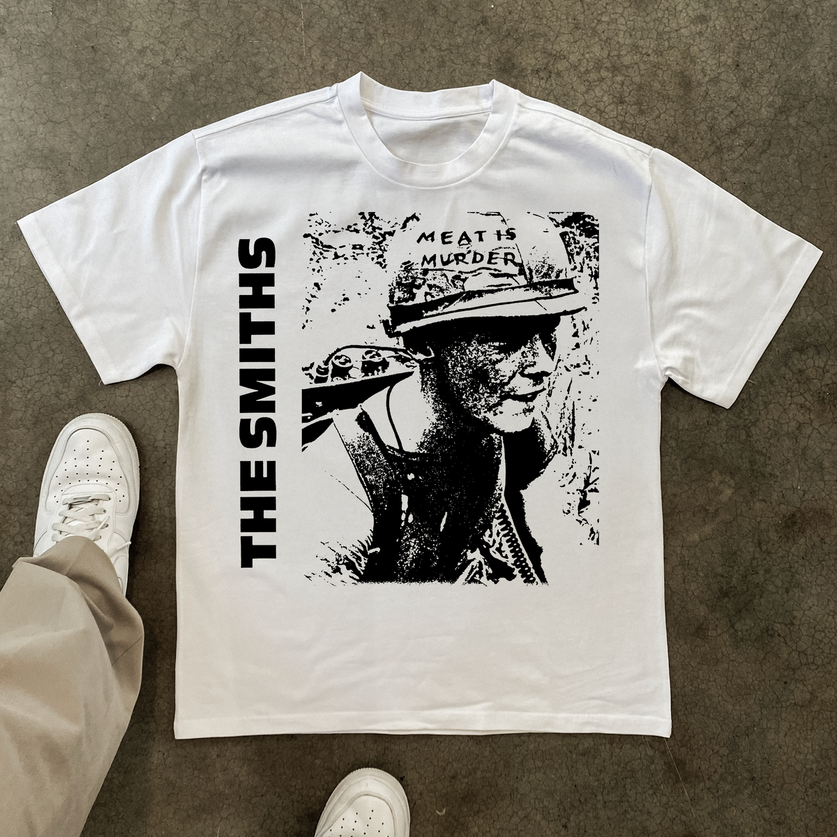 85 The Smiths Meat Is Murder Promo White T-Shirt product image 1