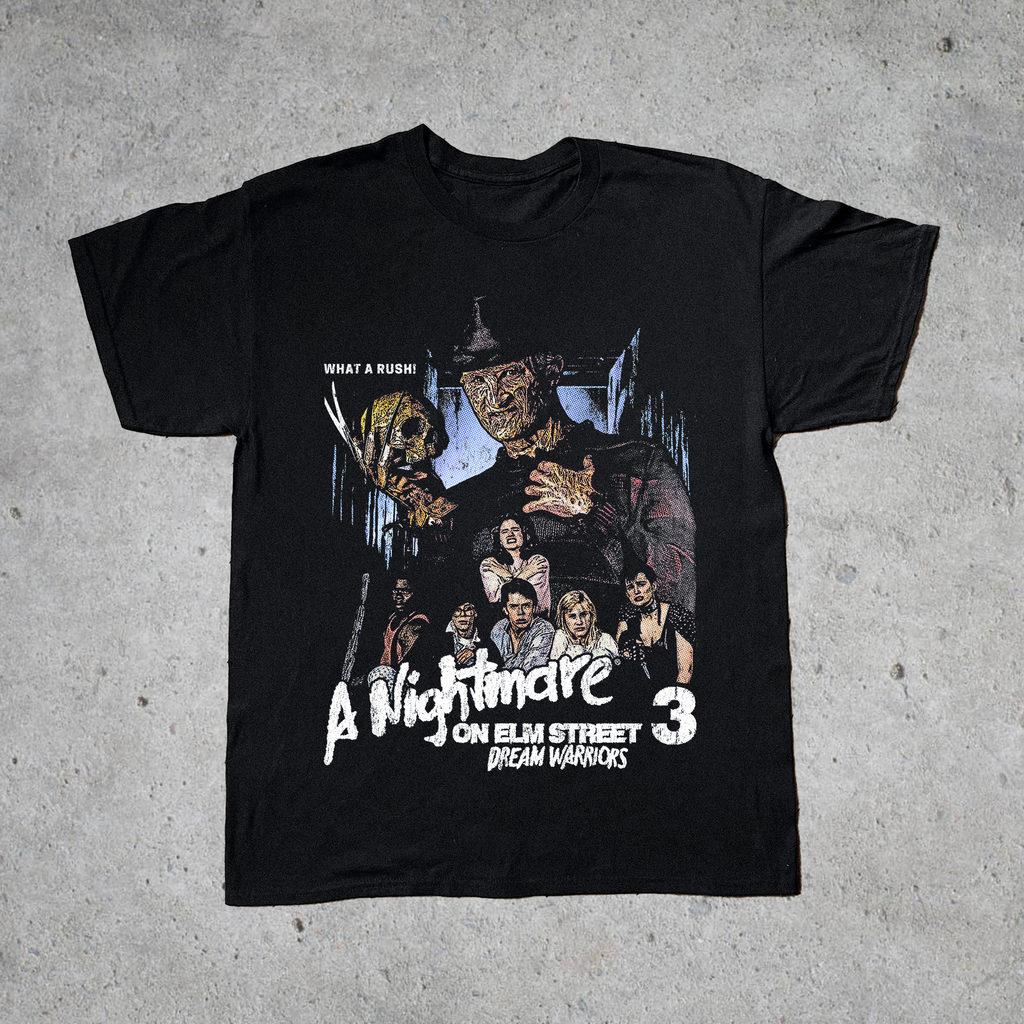 A Nightmare On Elm Street 3 Dreams Warriors Black T-Shirt product image 1