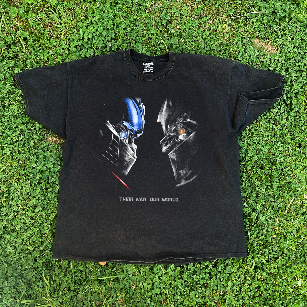 00s Transformers 'Their War. Our World.' Vintage Washed product image 1
