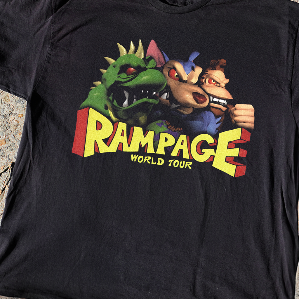 Rampage World Tour' (1997) Black Vintage Washed Tee product image 2