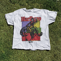 Vintage 90s Marlboro Bold Cowboy Ride White T-Shirt product image 1