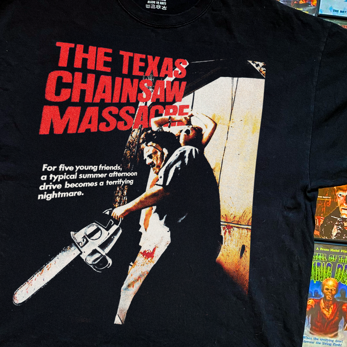 Texas Chainsaw Mscr. 'Butcher' Washed Black T-Shirt product image 2