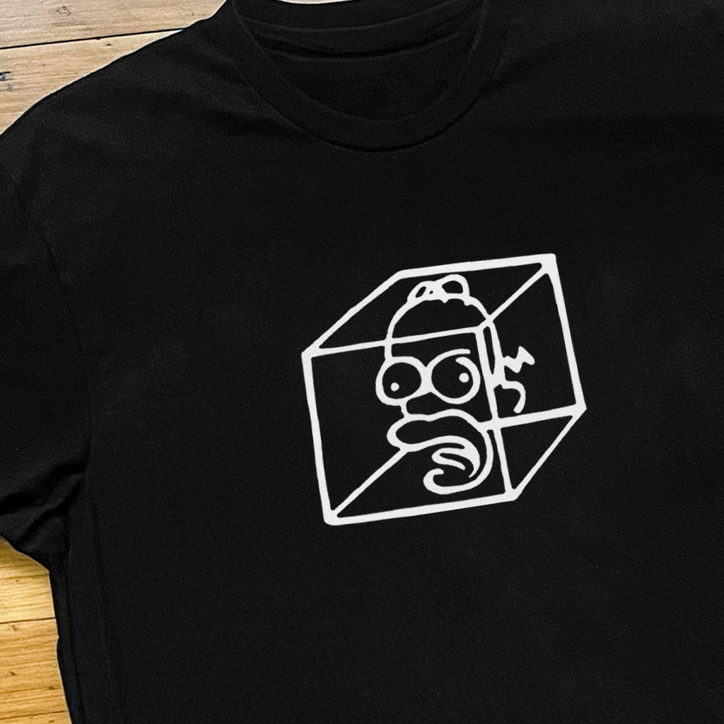 Treehouse Of Horror '3D Homer' Black T-Shirt product image 2