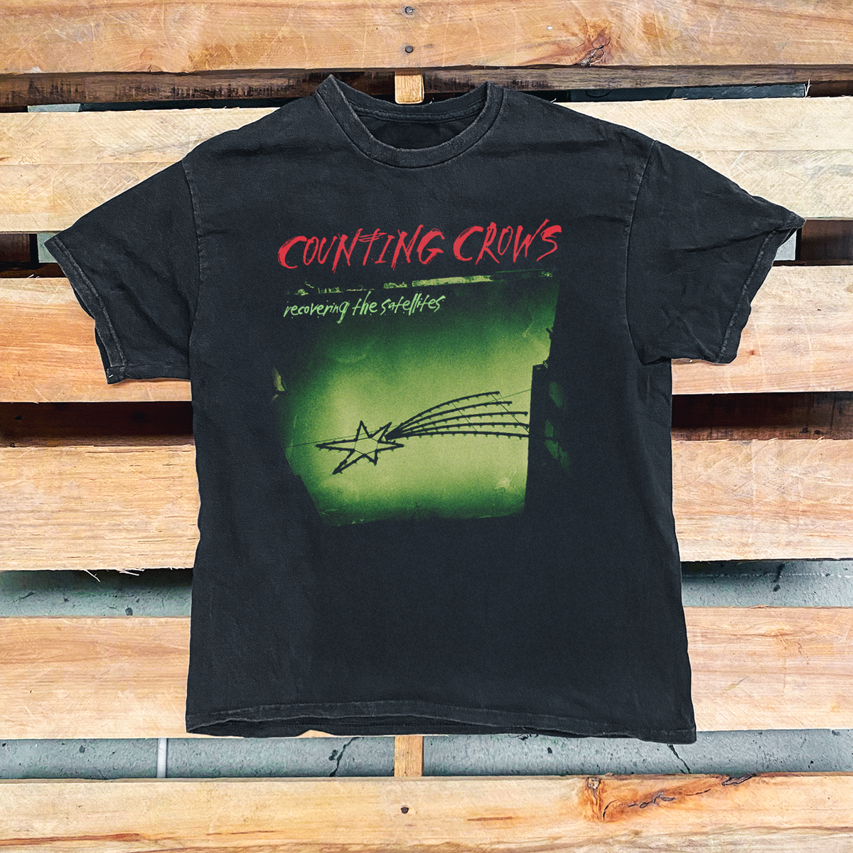 90s Counting Crowd 'Recovering the Satellites' Vintage product image 1
