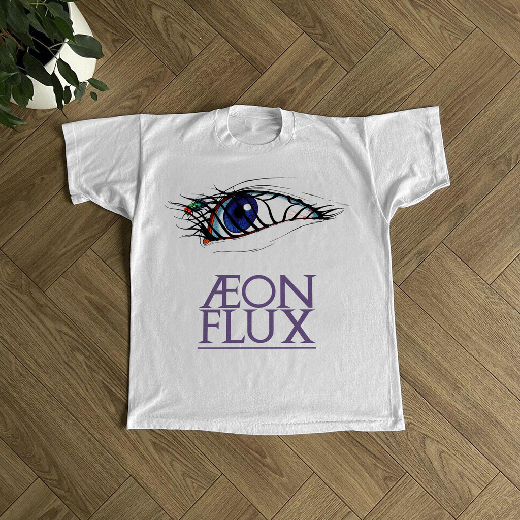 Retro 'Aeon Flux' 1991 Promo T-Shirt White product image 1