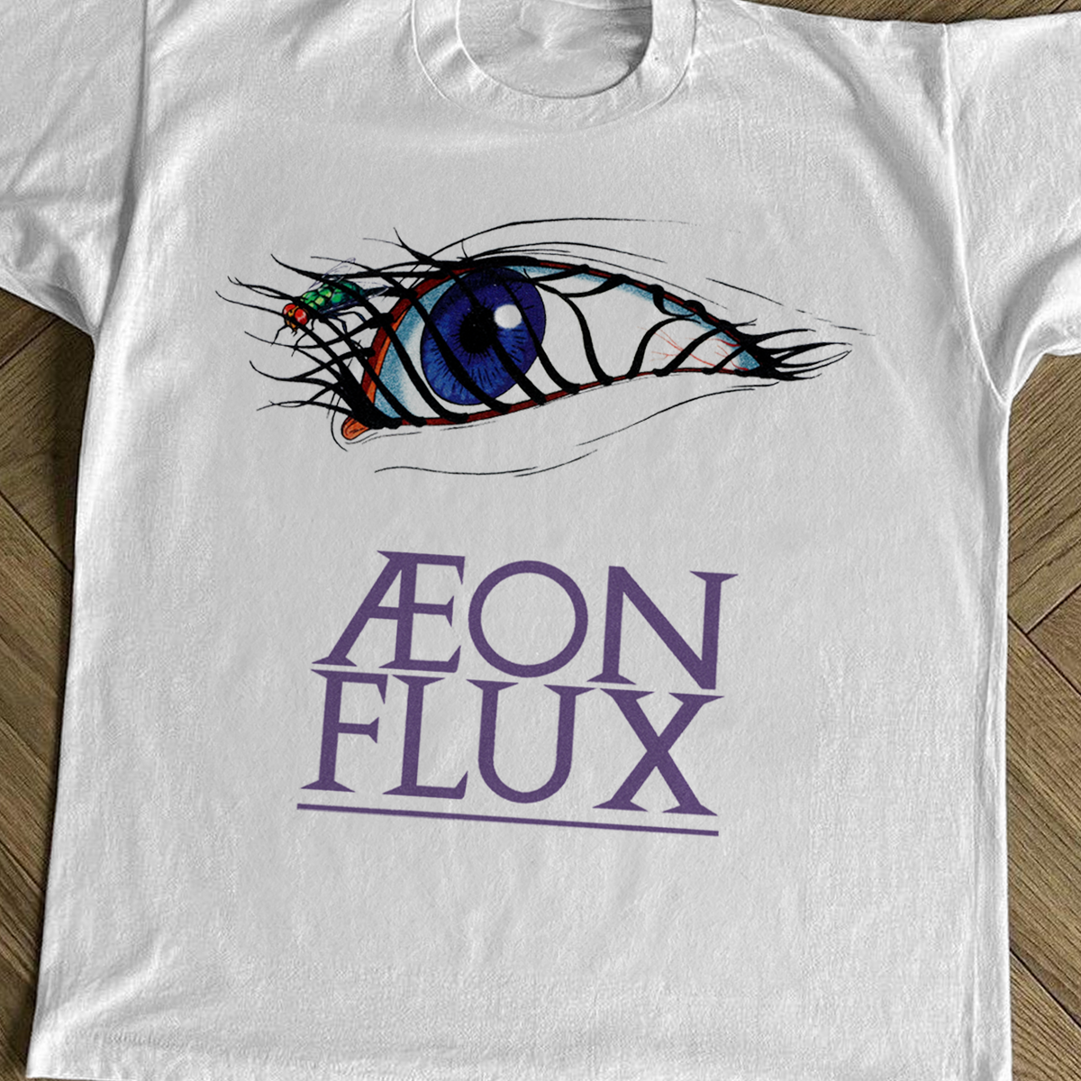 Retro 'Aeon Flux' 1991 Promo T-Shirt White product image 2