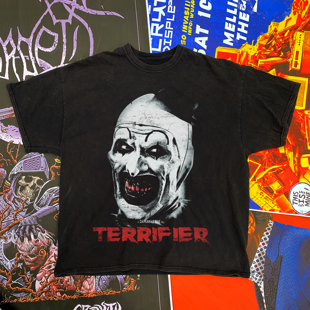 Terrifier' 2016 Washed Black T-Shirt product image 1