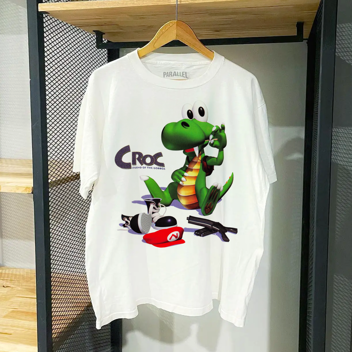 90S 'Croc' Promo T-Shirt White product image 1