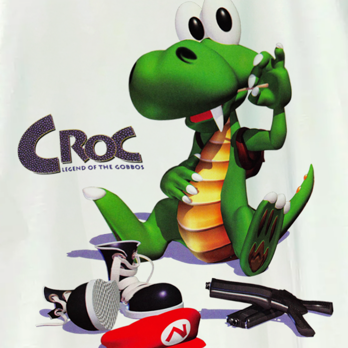 90S 'Croc' Promo T-Shirt White product image 2