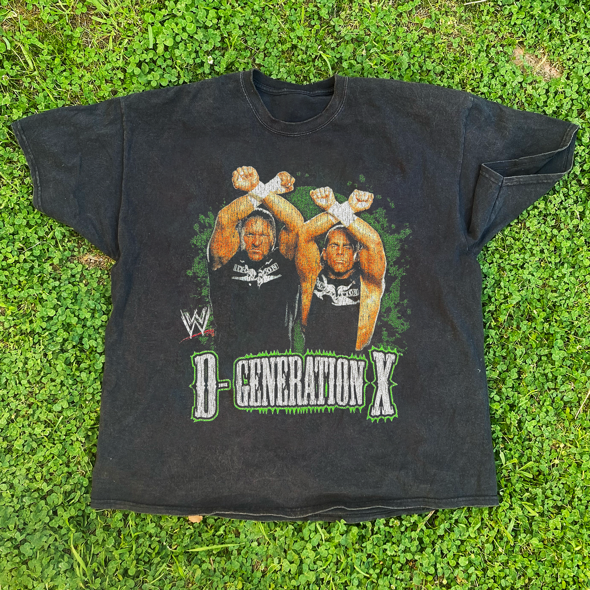 Vintage 'Dx' Washed Black T-Shirt product image 1