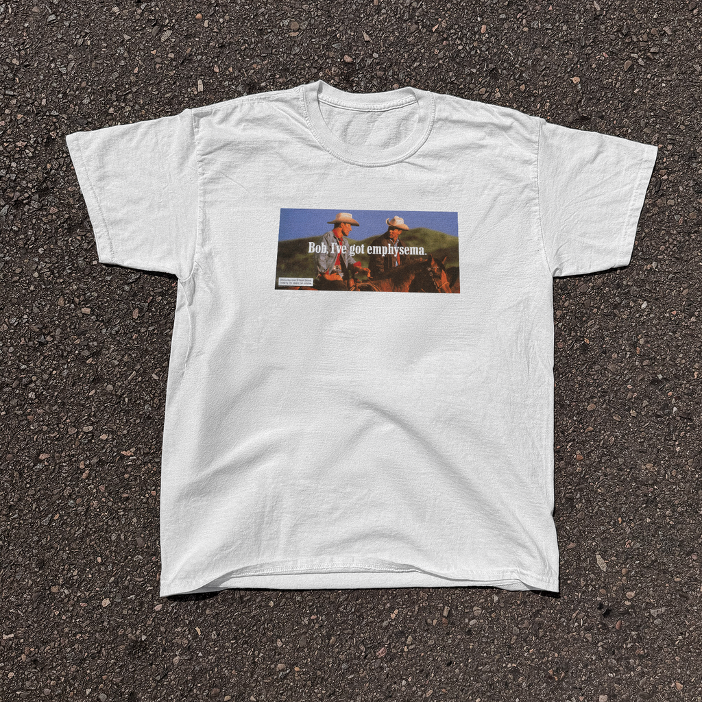 Marlboro 'Bob, I've Got Emphysema' Vintage White Tee product image 1