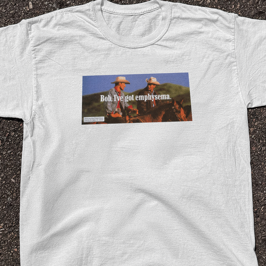Marlboro 'Bob, I've Got Emphysema' Vintage White Tee product image 2