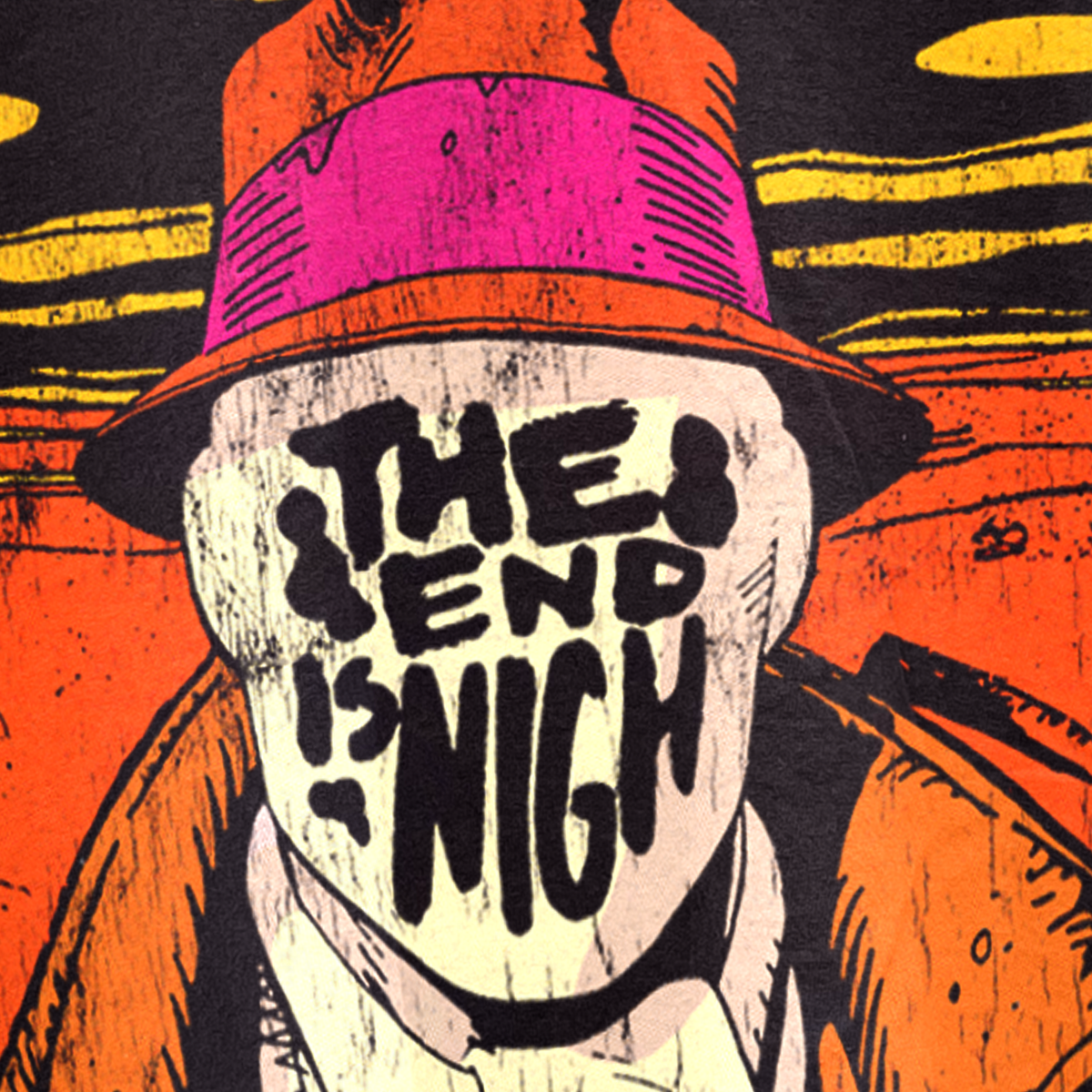 Rorschach 'End Is Nigh' Black T-Shirt product image 2