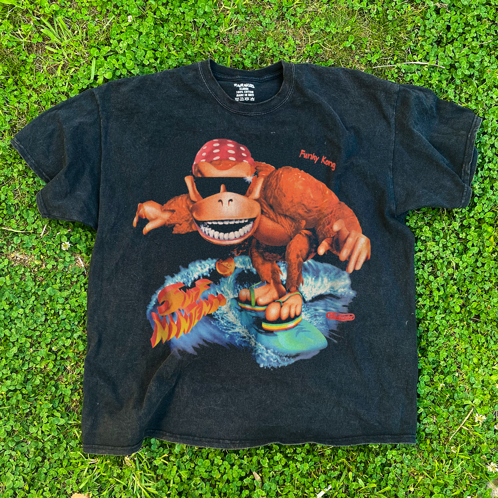 1995 Vintage 'Funky Kong Surf' Promo Black T-Shirt product image 1
