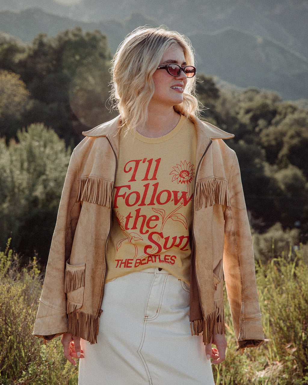 Women's The Beatles I'll Follow Sun Original Tee product image 2