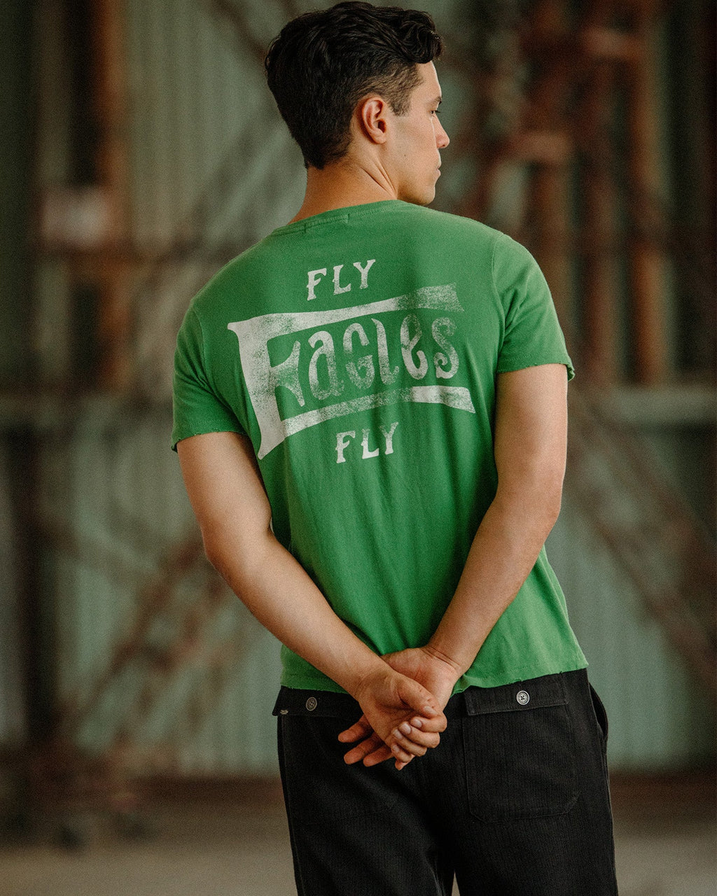 Philadelphia Eagles Fly Vintage Destroy Tee product image 2