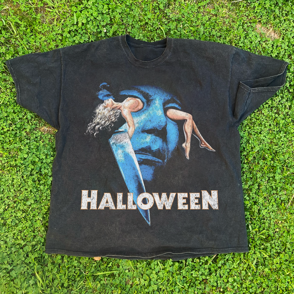 1981 'Halloween' Distressed Black T-Shirt product image 1