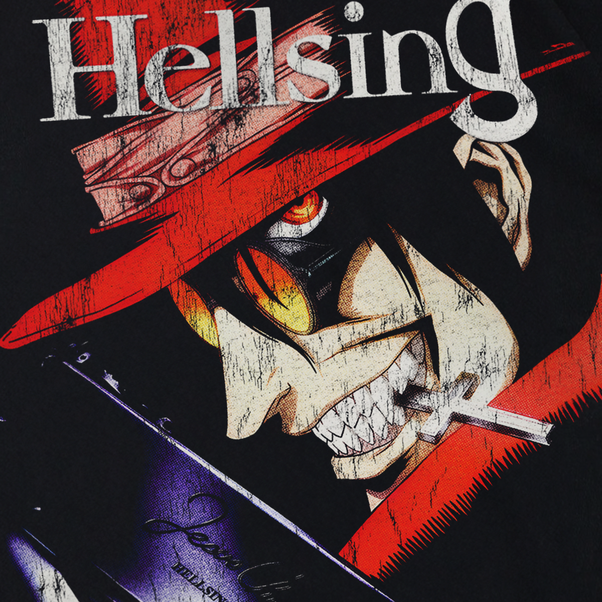 Vintage 'Hellsing' Alucard Promo Black T-Shirt product image 2